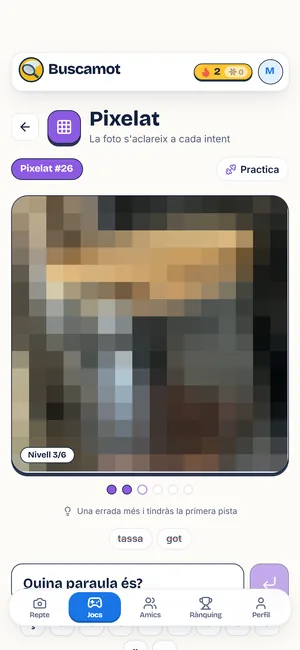 El joc Pixelat