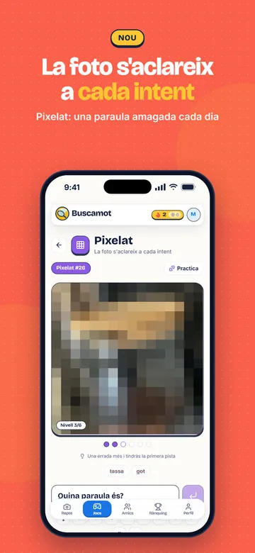 Pixelat: la foto s'aclareix a cada intent
